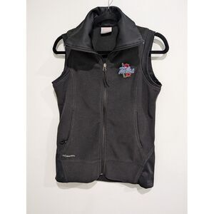 Columbia Fleece Vest Small University of Tulsa‎ with neck cover